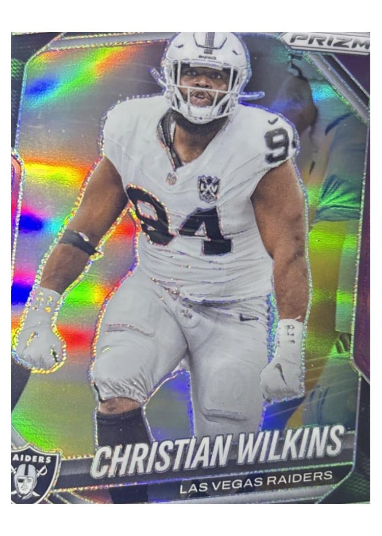2025 Panini Prizm Base Set Christian Wilkins #40 card