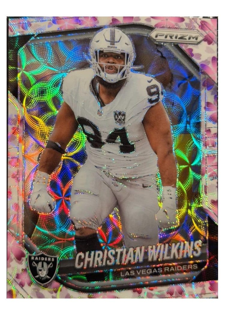 2025 Panini Prizm Base Set Christian Wilkins #40 card