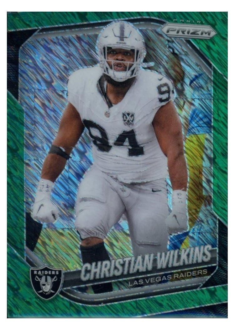 2025 Panini Prizm Base Set Christian Wilkins #40 card