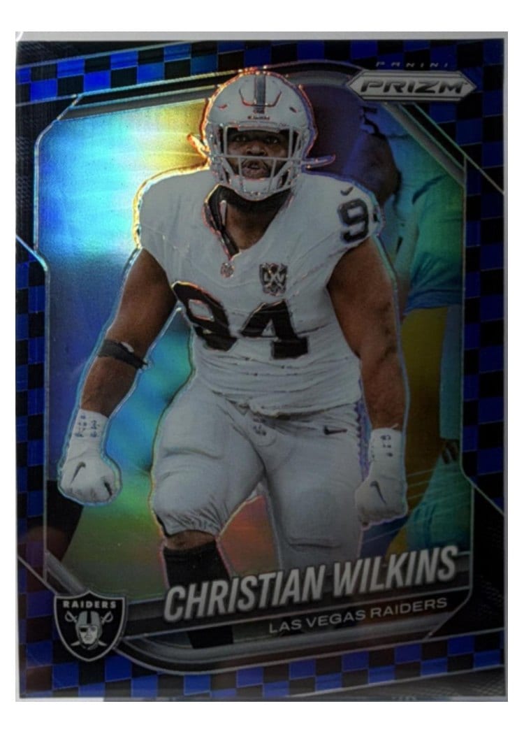 2025 Panini Prizm Base Set Christian Wilkins #40 card