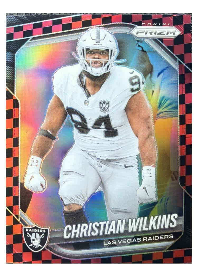 2025 Panini Prizm Base Set Christian Wilkins #40 card