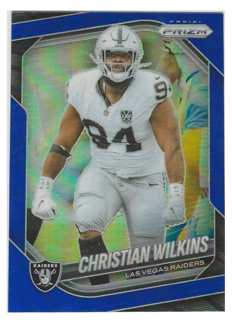 2025 Panini Prizm Base Set Christian Wilkins #40 card