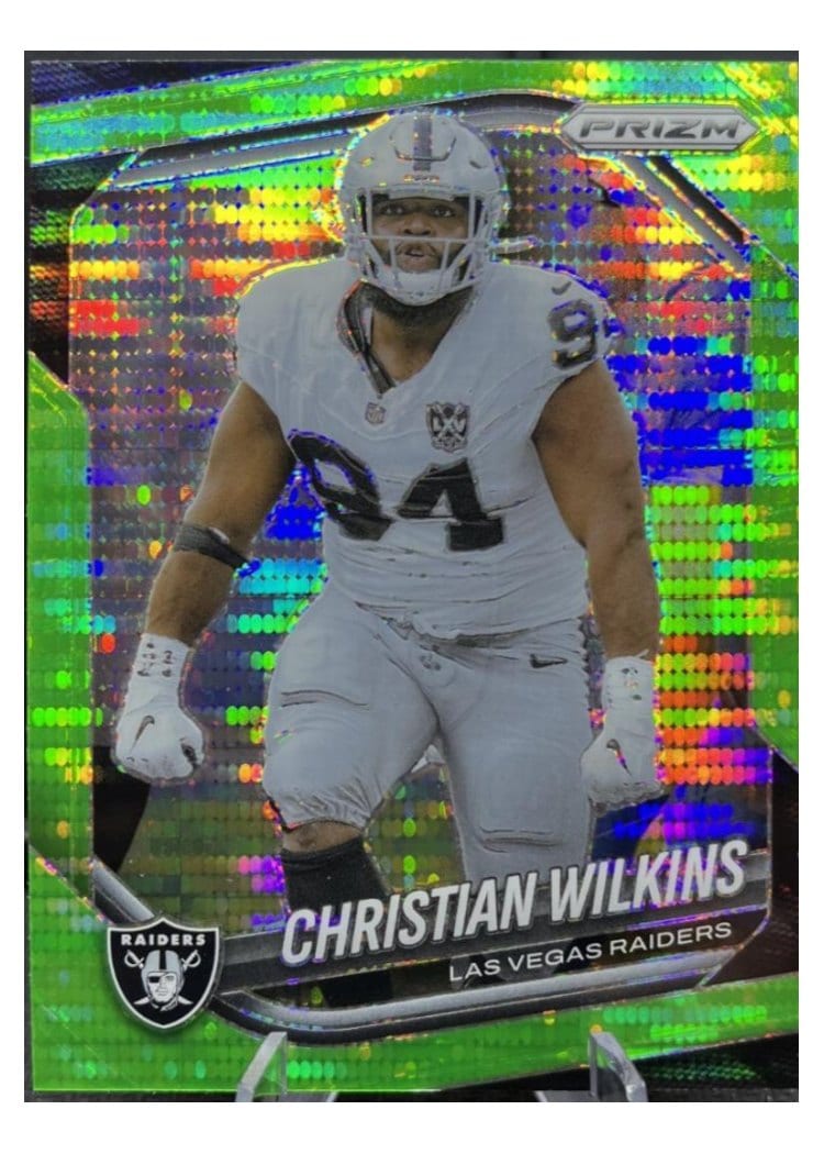2025 Panini Prizm Base Set Christian Wilkins #40 card