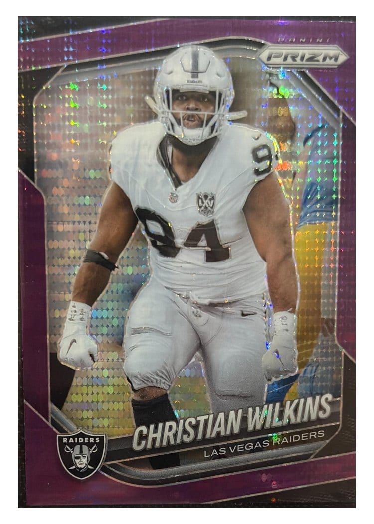 2025 Panini Prizm Base Set Christian Wilkins #40 card