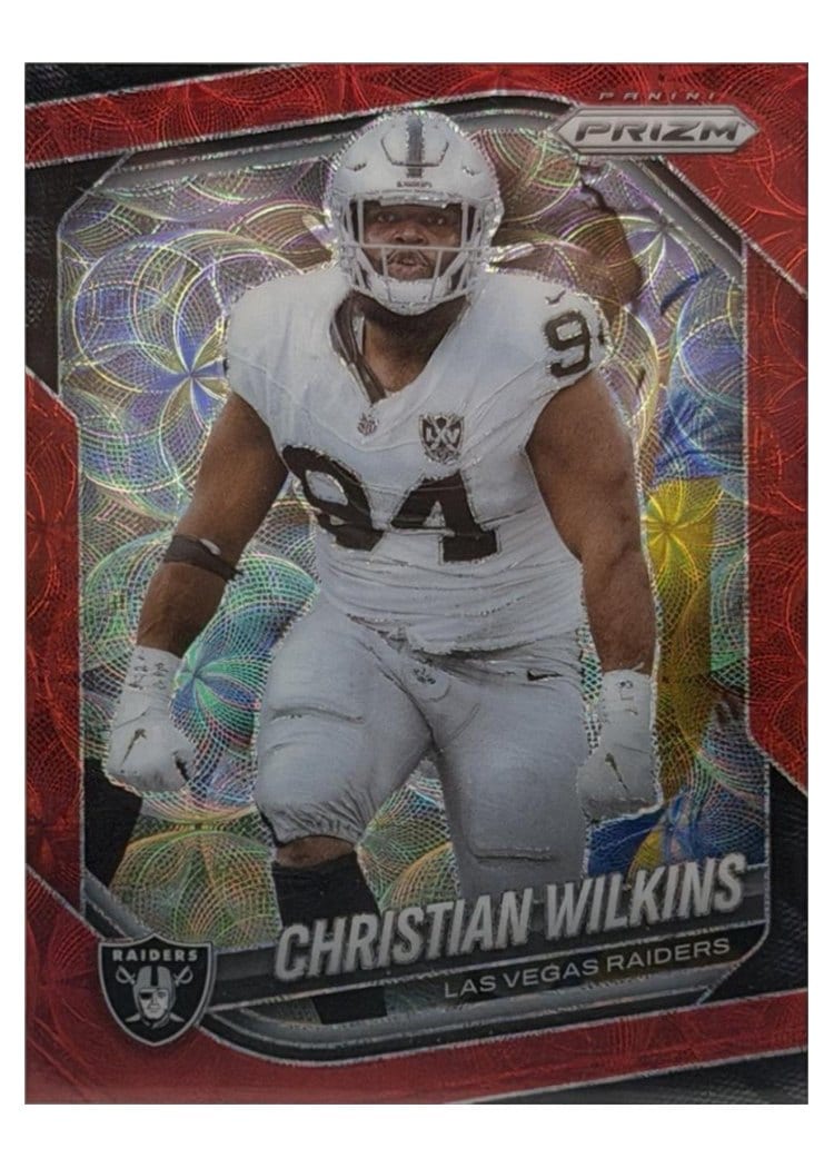 2025 Panini Prizm Base Set Christian Wilkins #40 card