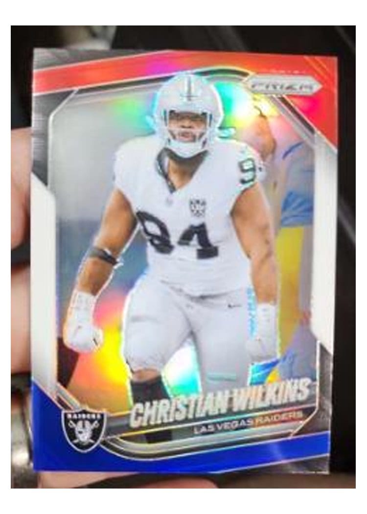 2025 Panini Prizm Base Set Christian Wilkins #40 card