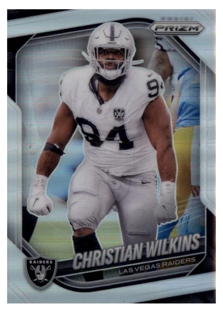 2025 Panini Prizm Base Set Christian Wilkins #40 card