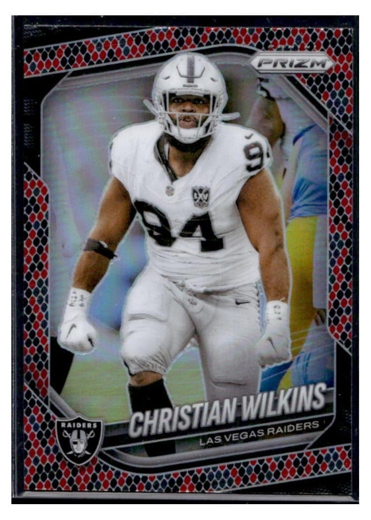 2025 Panini Prizm Base Set Christian Wilkins #40 card