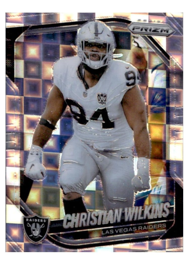 2025 Panini Prizm Base Set Christian Wilkins #40 card