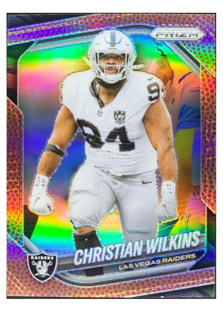 2025 Panini Prizm Base Set Christian Wilkins #40 card
