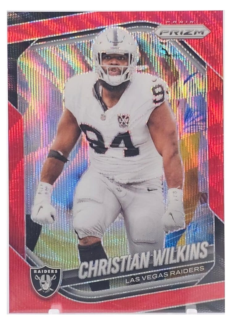 2025 Panini Prizm Base Set Christian Wilkins #40 card