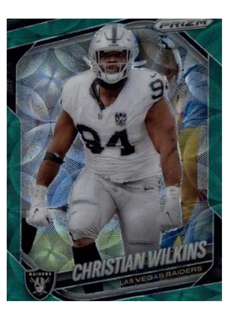 2025 Panini Prizm Base Set Christian Wilkins #40 card