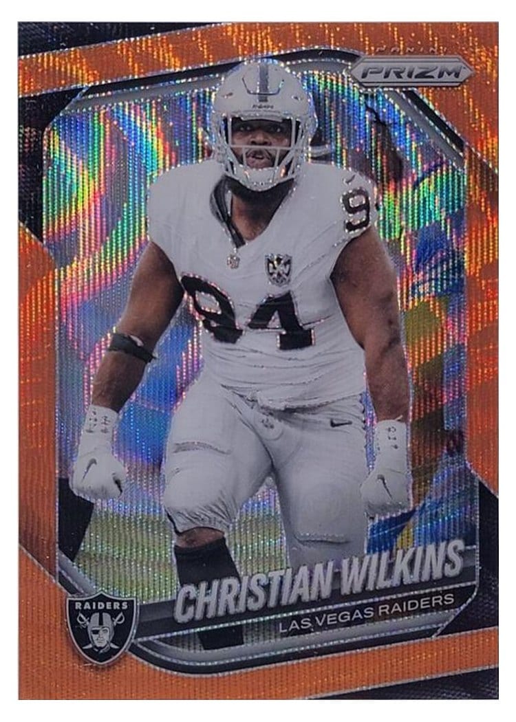 2025 Panini Prizm Base Set Christian Wilkins #40 card