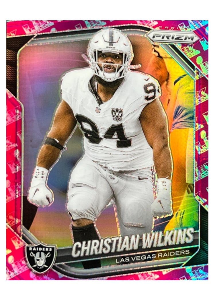 2025 Panini Prizm Base Set Christian Wilkins #40 card