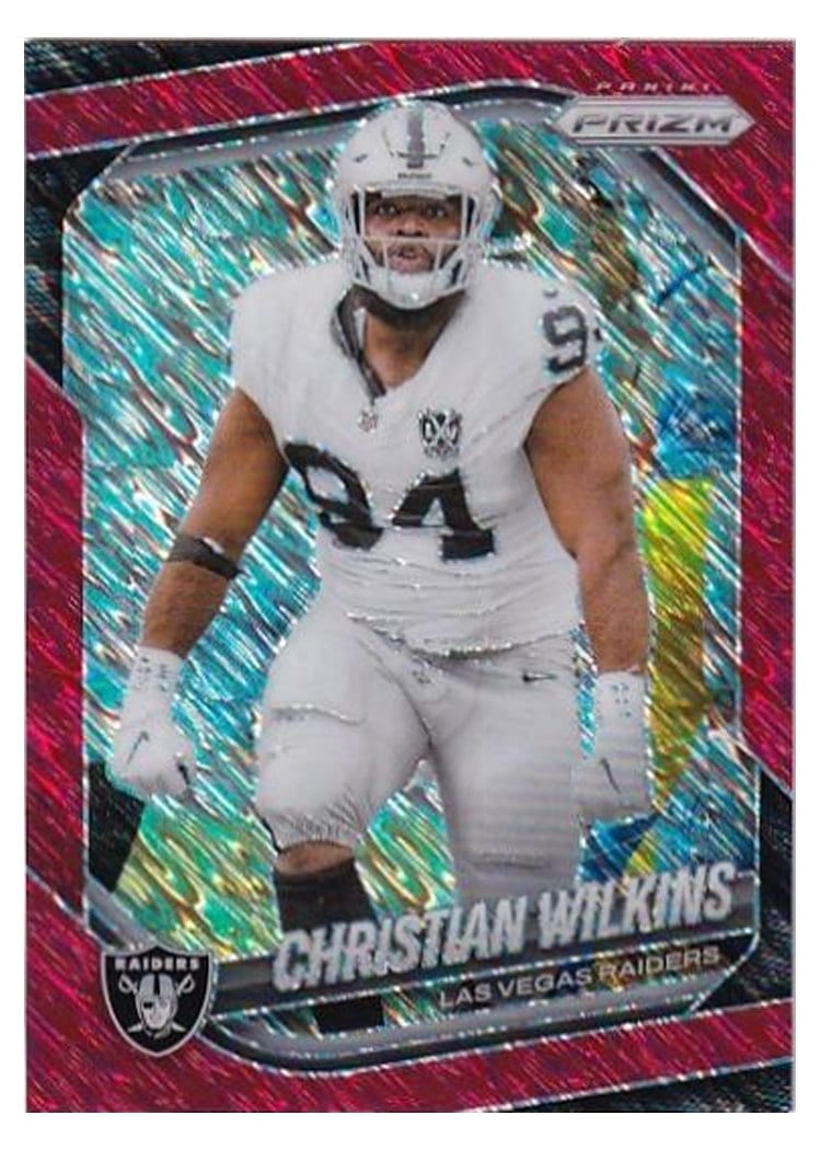 2025 Panini Prizm Base Set Christian Wilkins #40 card