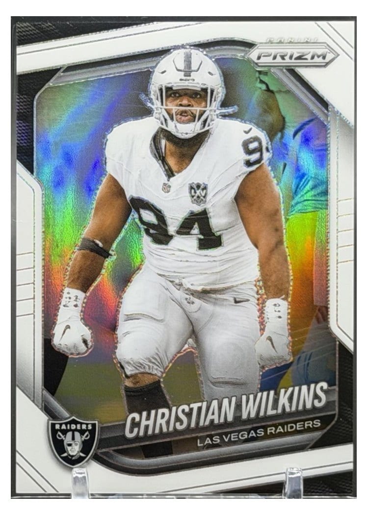 2025 Panini Prizm Base Set Christian Wilkins #40 card