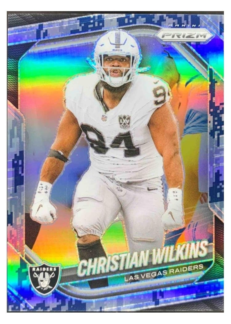 2025 Panini Prizm Base Set Christian Wilkins #40 card