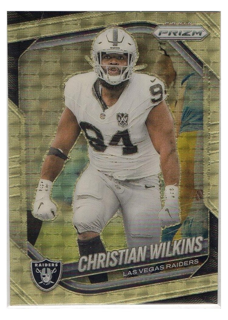 2025 Panini Prizm Base Set Christian Wilkins #40 card
