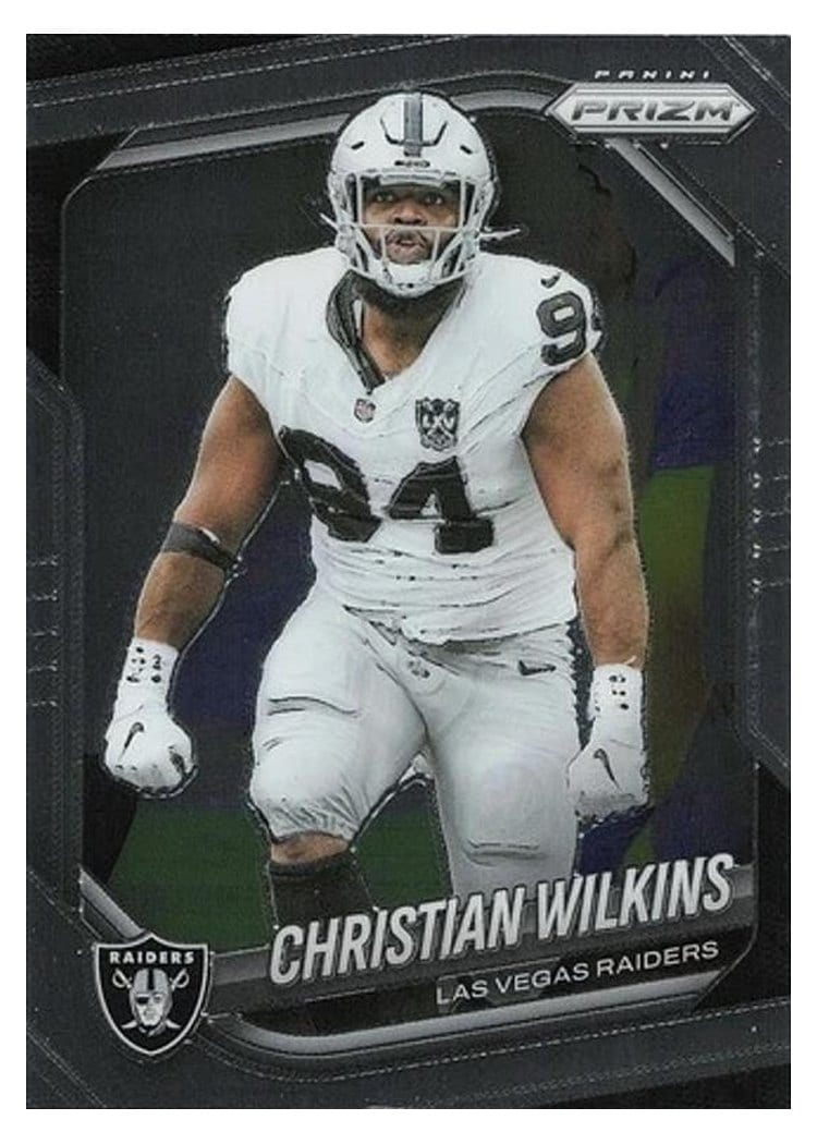 2025 Panini Prizm Base Set Christian Wilkins #40 card