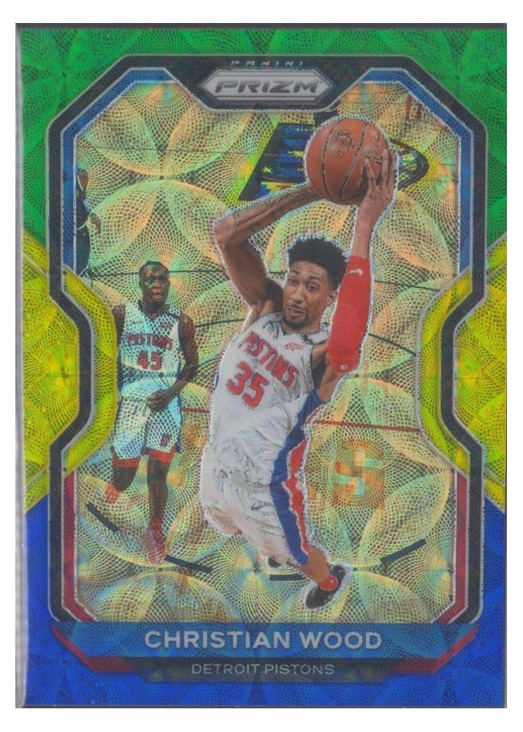 2020-21 Panini Prizm Base Set Christian Wood #217 card