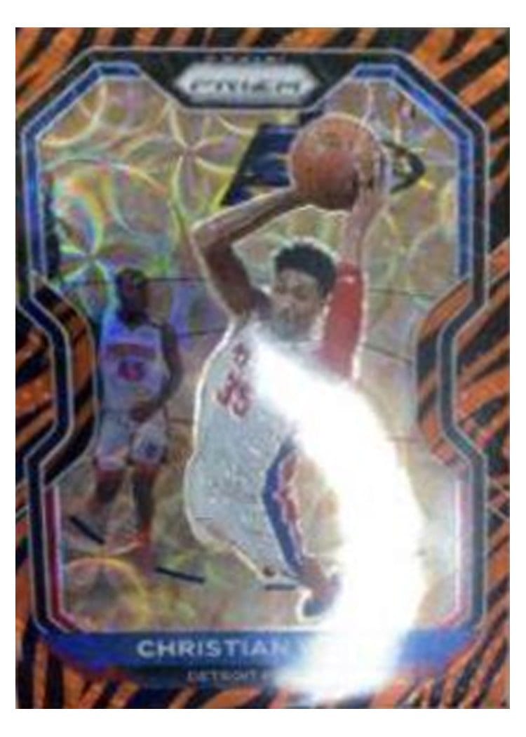 2020-21 Panini Prizm Base Set Christian Wood #217 card