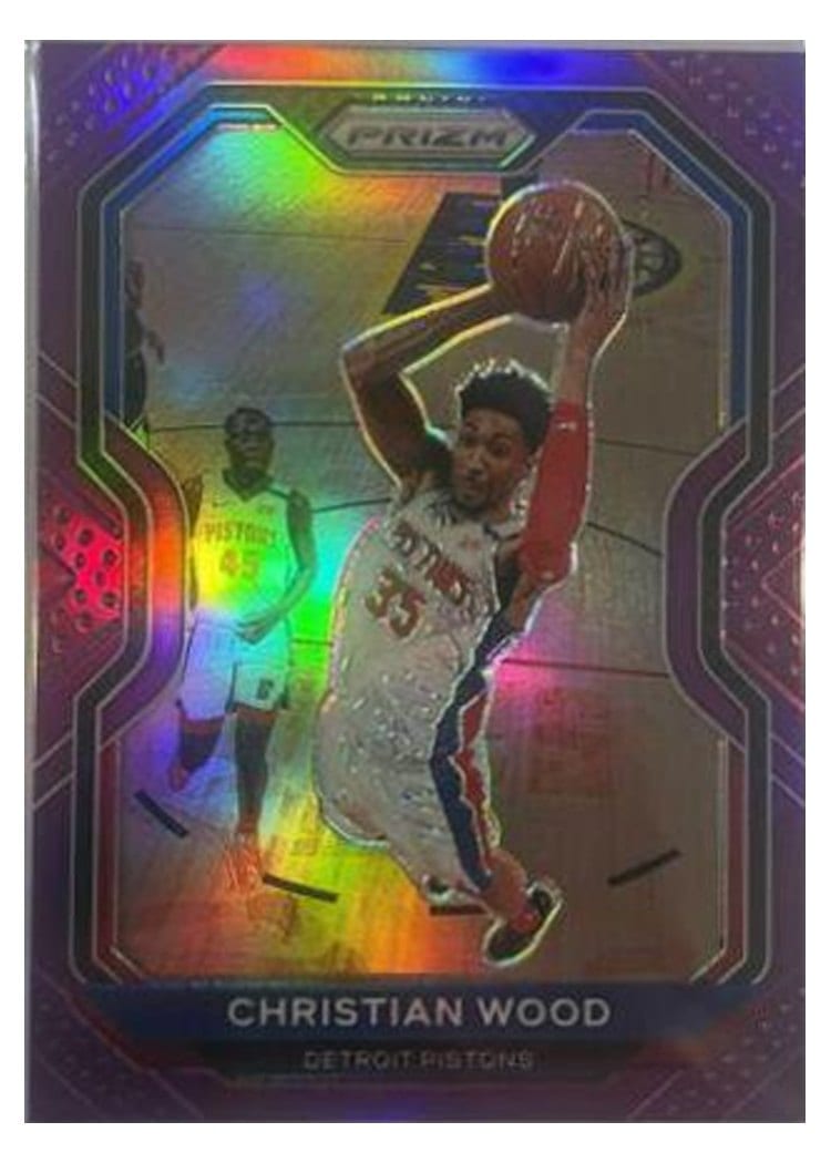 2020-21 Panini Prizm Base Set Christian Wood #217 card