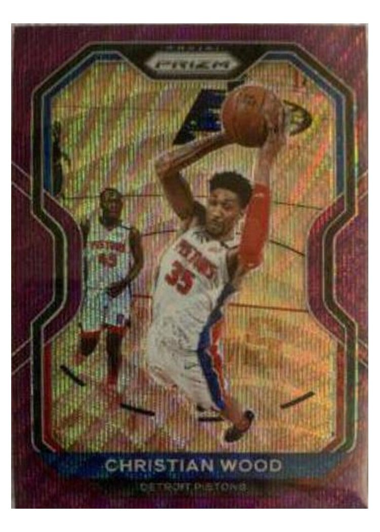 2020-21 Panini Prizm Base Set Christian Wood #217 card