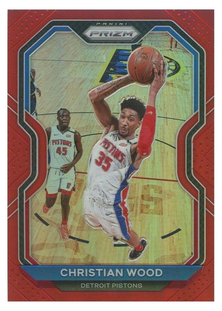 2020-21 Panini Prizm Base Set Christian Wood #217 card