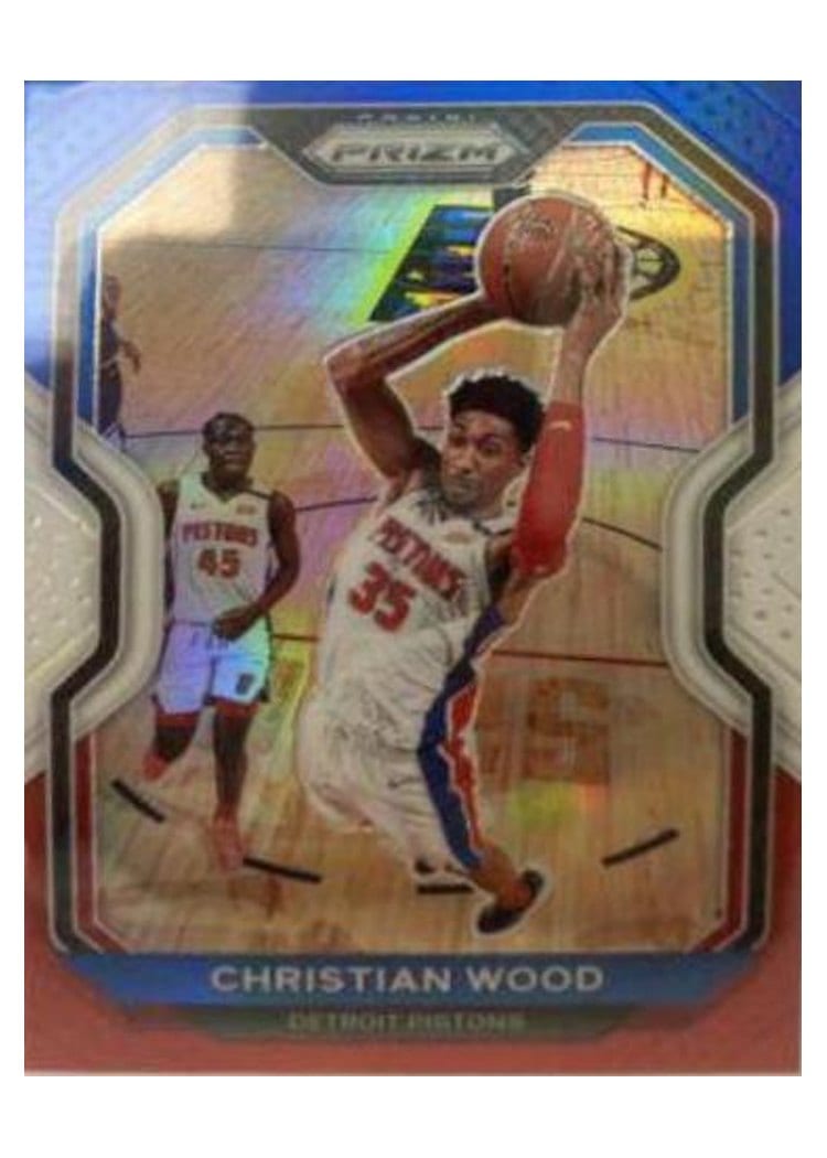 2020-21 Panini Prizm Base Set Christian Wood #217 card