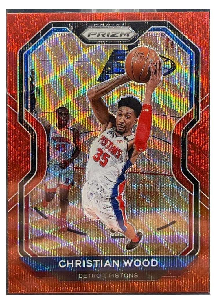 2020-21 Panini Prizm Base Set Christian Wood #217 card