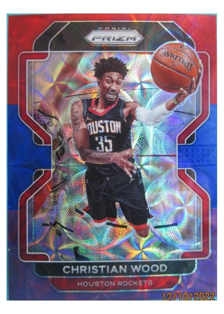 2021-22 Panini Prizm Base Set Christian Wood #112 card