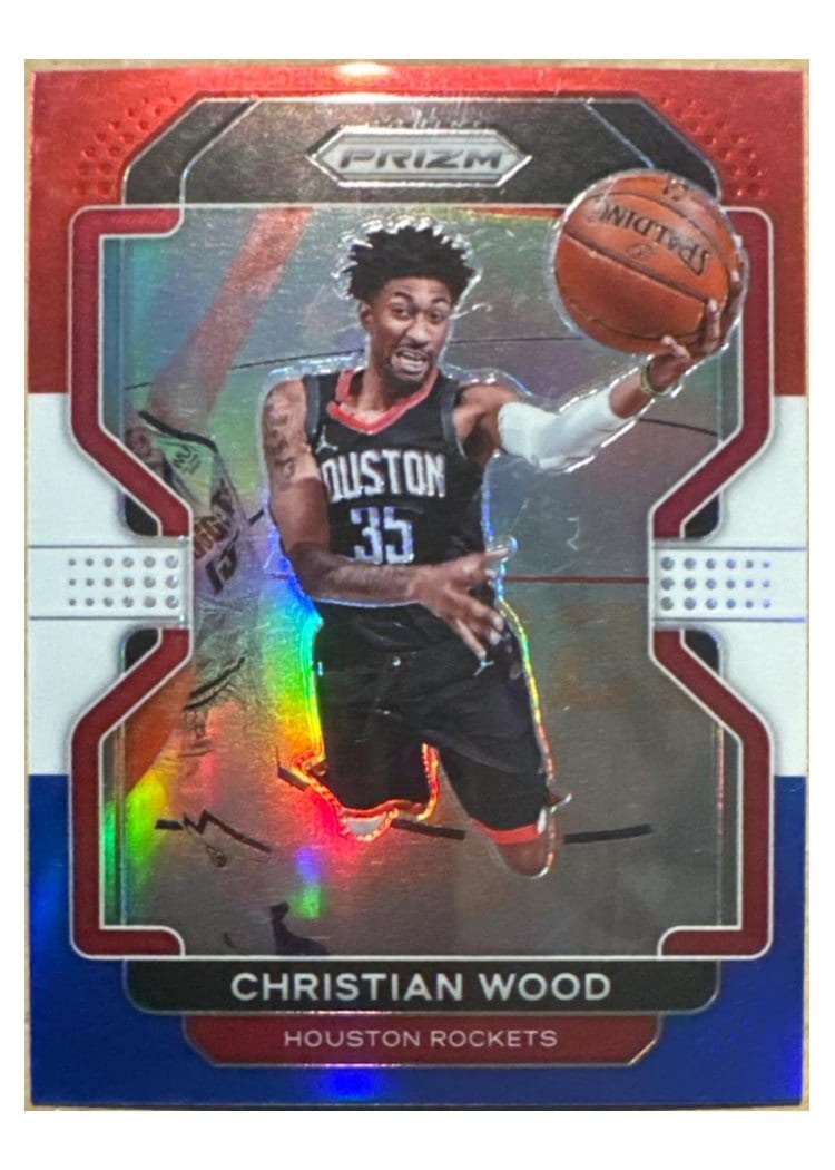 2021-22 Panini Prizm Base Set Christian Wood #112 card