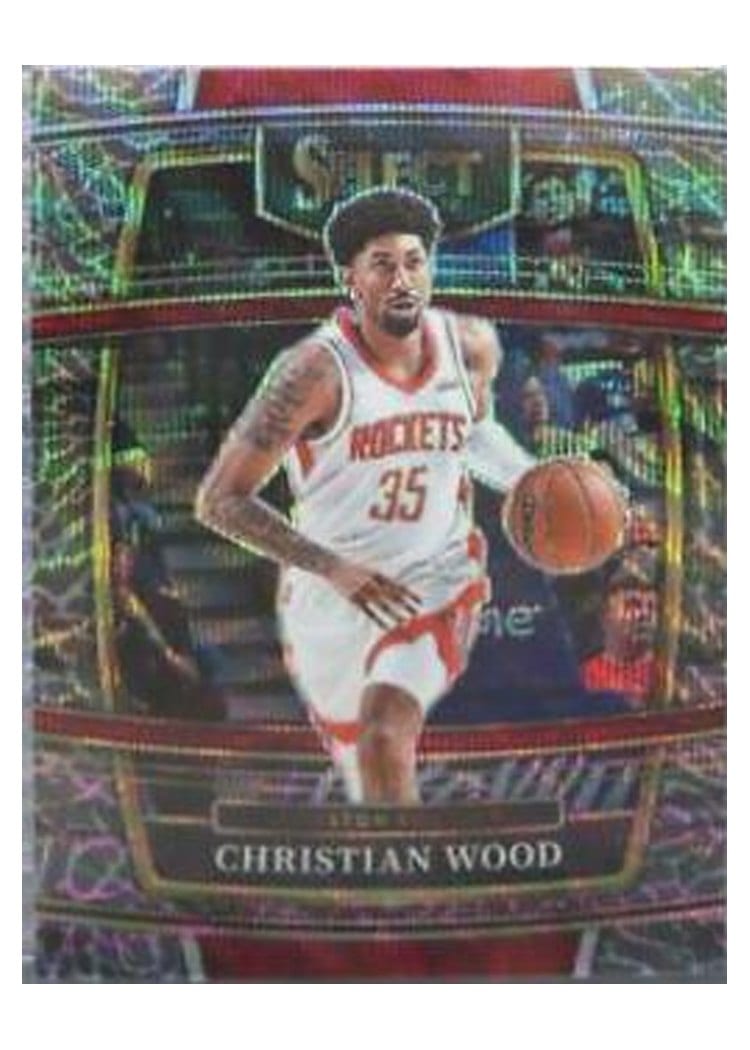 2021-22 Panini Select Base Set Christian Wood #61 card