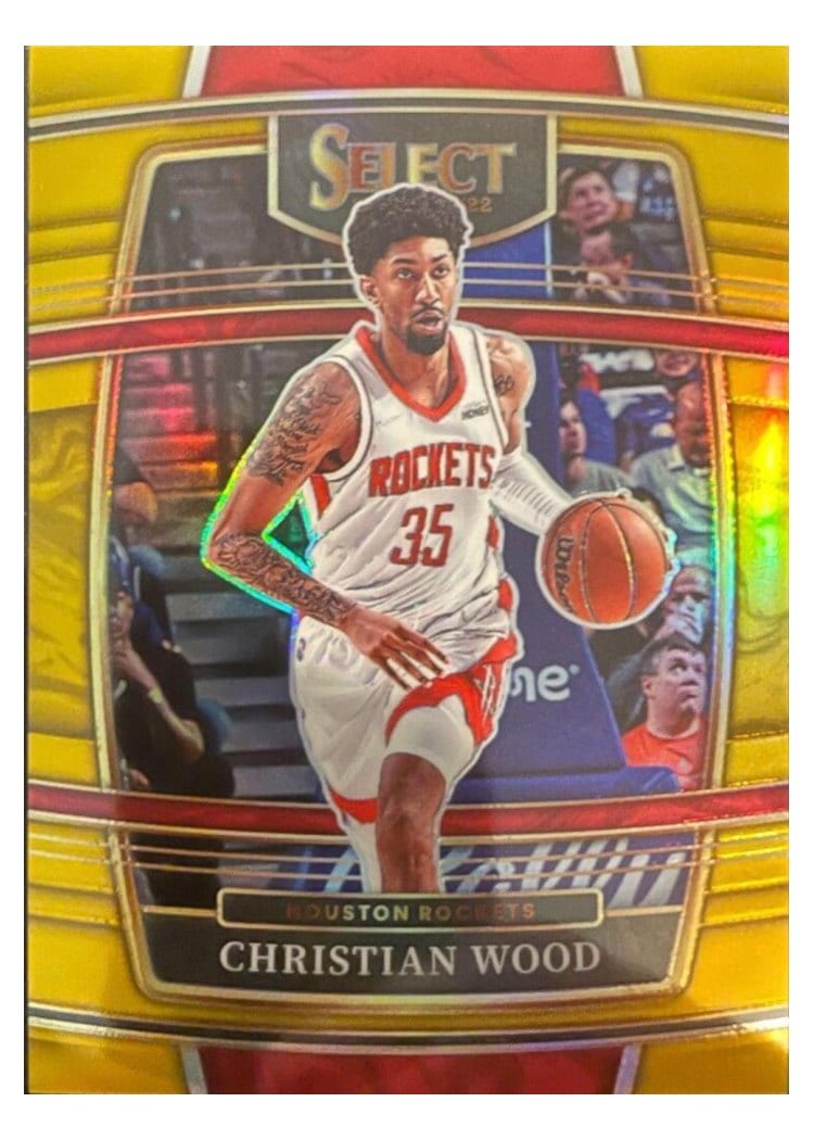 2021-22 Panini Select Base Set Christian Wood #61 card
