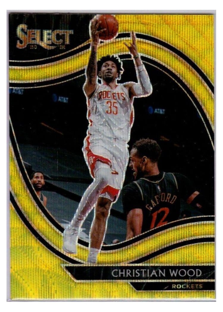 2021-22 Panini Select Base Set Christian Wood #61 card