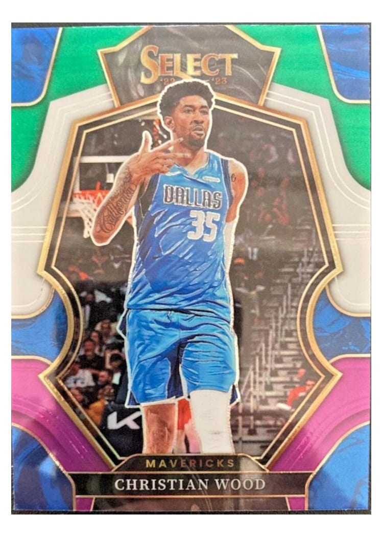 2022-23 Panini Select Base Set Christian Wood #129 card