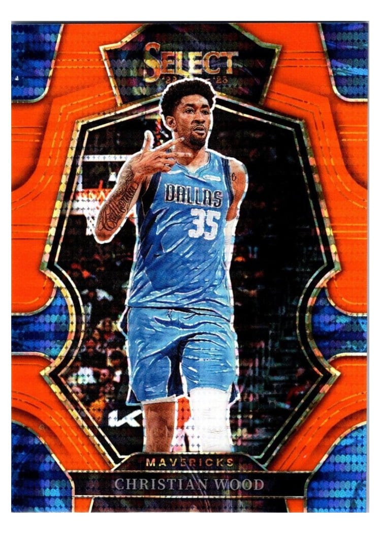 2022-23 Panini Select Base Set Christian Wood #129 card