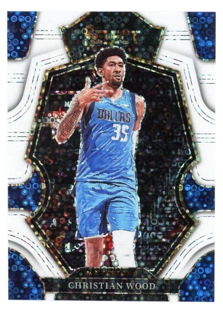 2022-23 Panini Select Base Set Christian Wood White Disco Prizm #129 card