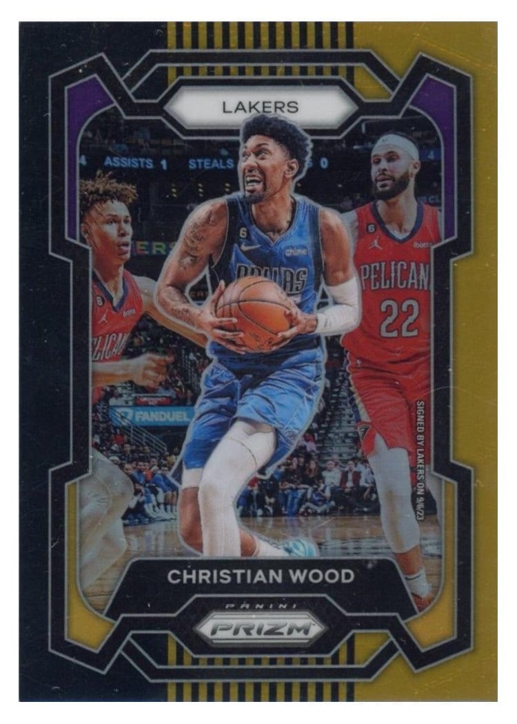 2023-24 Panini Prizm Base Set Christian Wood #245 card