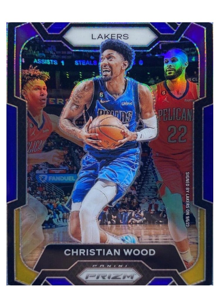 2023-24 Panini Prizm Base Set Christian Wood #245 card