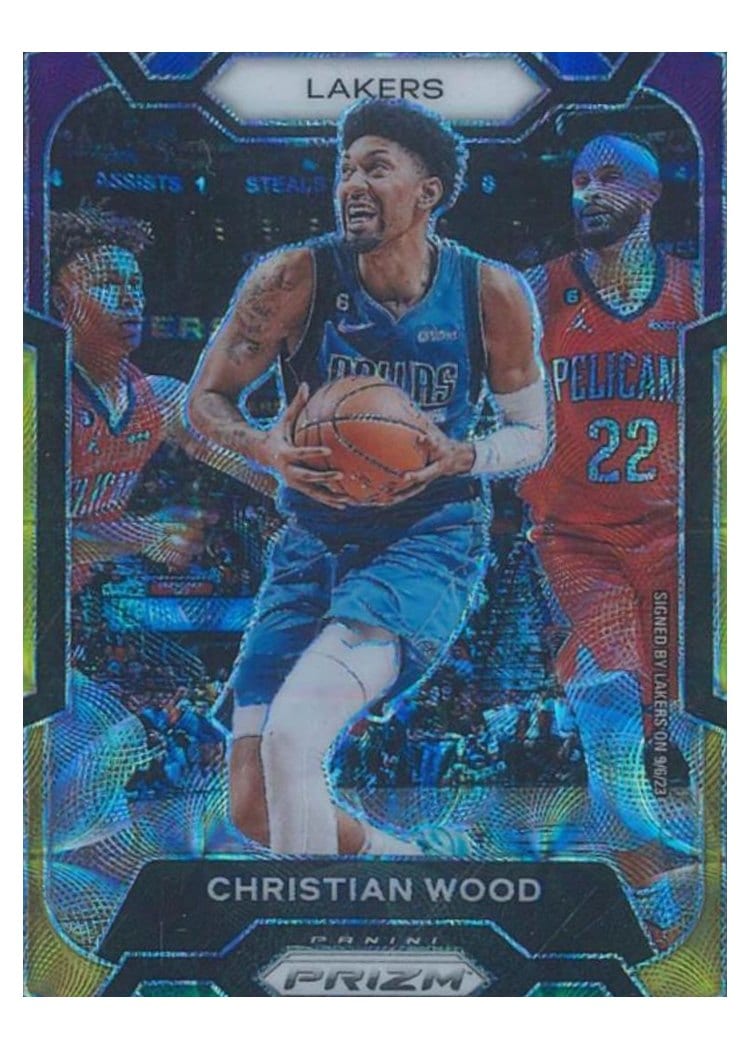 2023-24 Panini Prizm Base Set Christian Wood #245 card