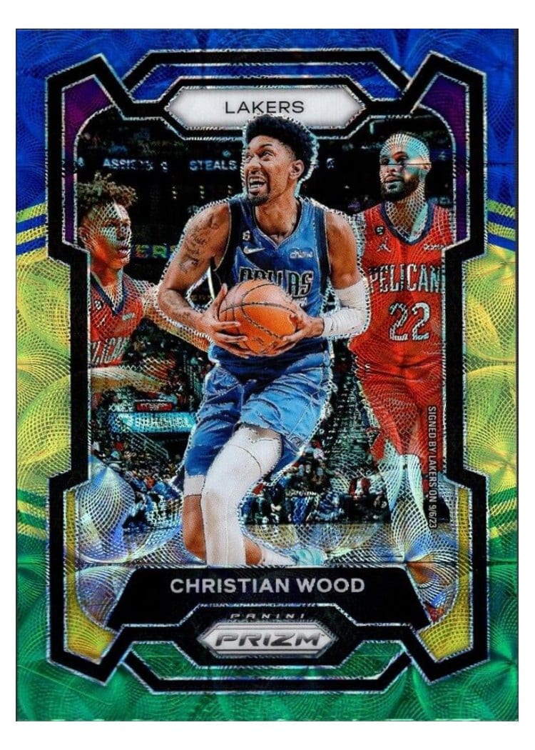 2023-24 Panini Prizm Base Set Christian Wood #245 card