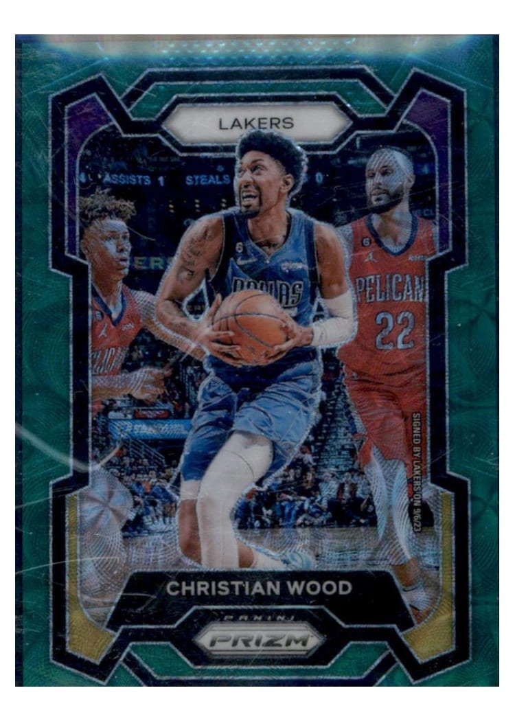 2023-24 Panini Prizm Base Set Christian Wood #245 card