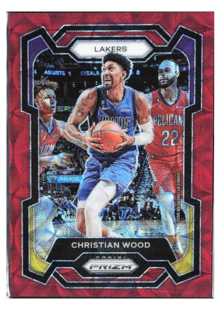 2023-24 Panini Prizm Base Set Christian Wood #245 card