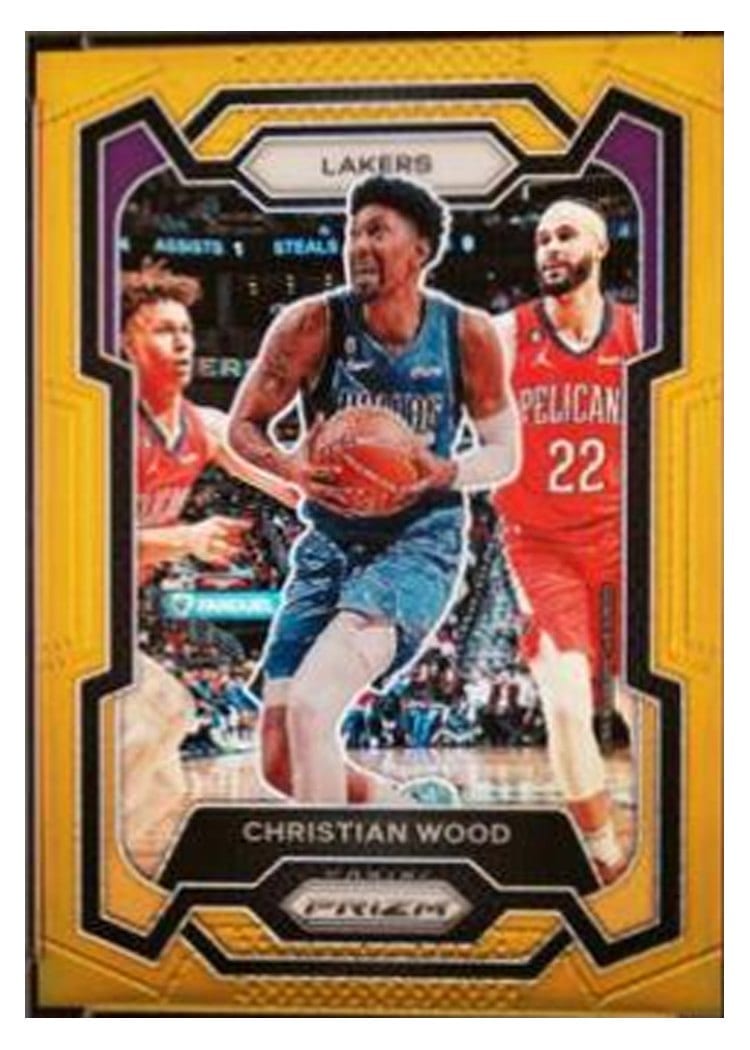 2023-24 Panini Prizm Base Set Christian Wood #245 card