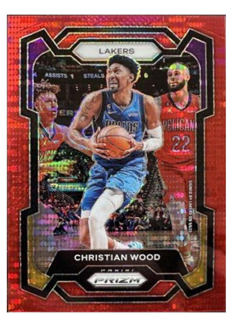 2023-24 Panini Prizm Base Set Christian Wood #245 card