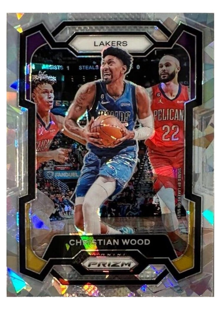 2023-24 Panini Prizm Base Set Christian Wood #245 card