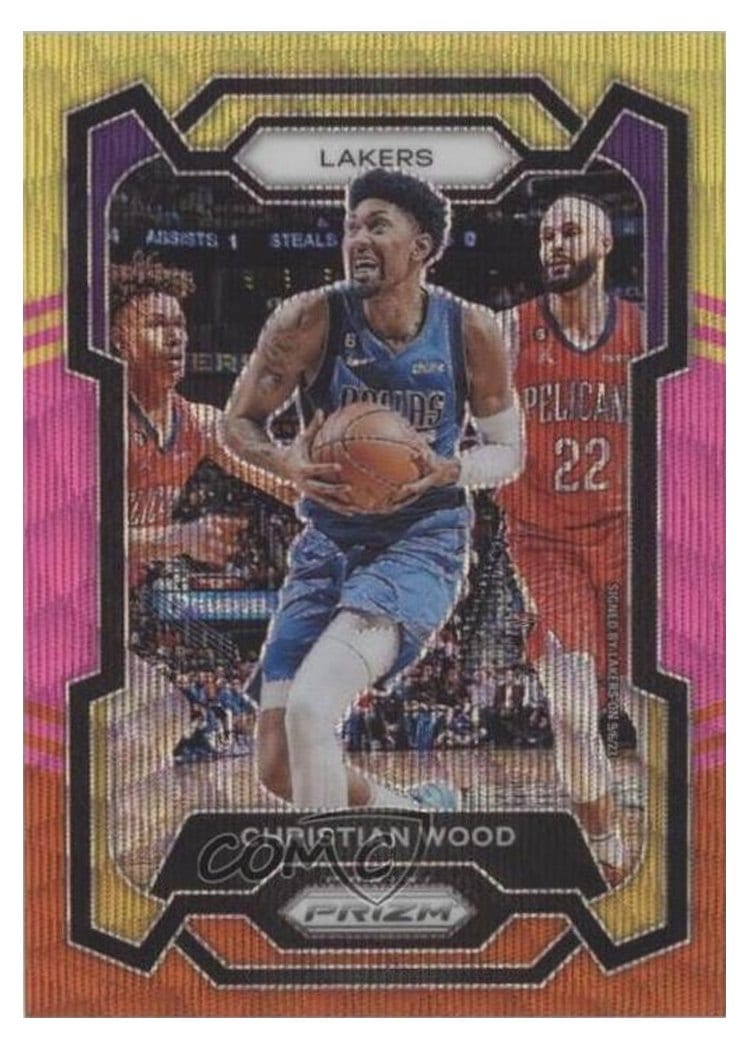 2023-24 Panini Prizm Base Set Christian Wood #245 card