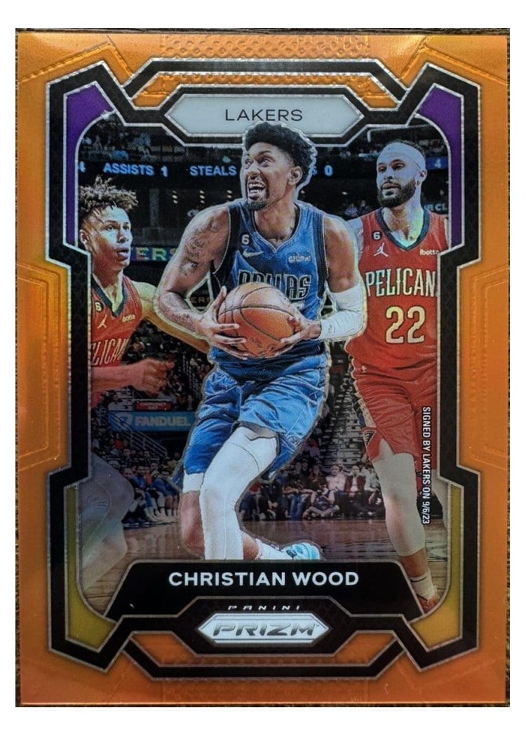 2023-24 Panini Prizm Base Set Christian Wood #245 card