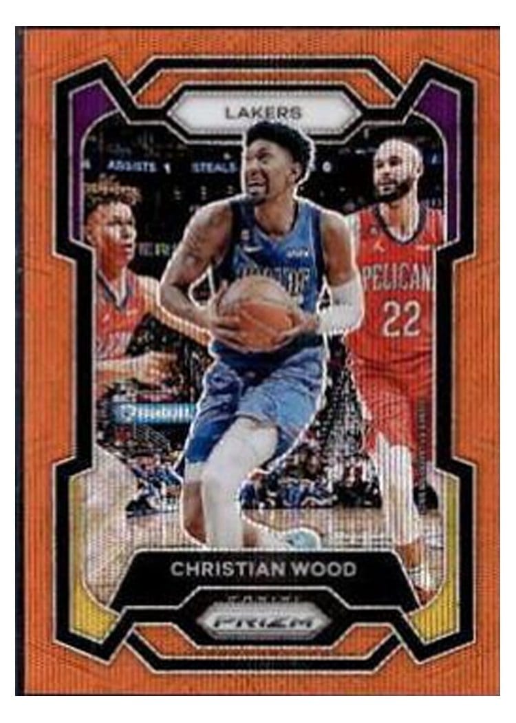 2023-24 Panini Prizm Base Set Christian Wood #245 card